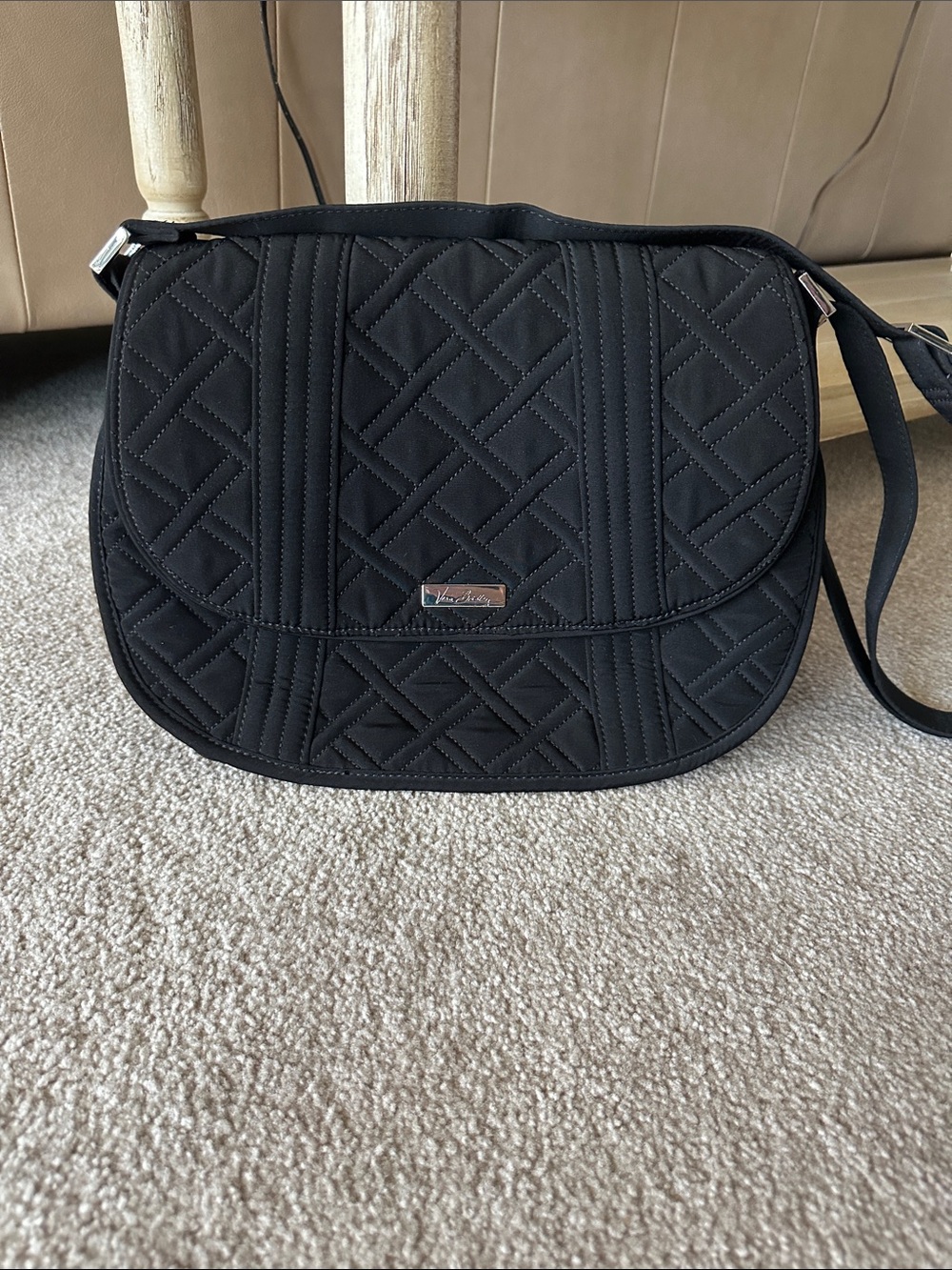 Vera Bradley shoulder bag, black
